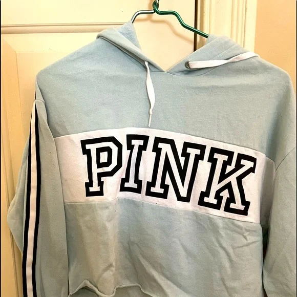 Light blue Pink hoodie - Picture 1 of 1